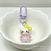 Colgante de Gato Kt de Color Sólido de Dibujos Animados, Llavero de Gato Kt para Disfraz, Colgante para Bolso, Colgante para Mochila de Niña, Pequeño Regalo para Mejores Amigas