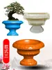 Molde de vaso de flor de cimento redondo estilo europeu espessado para bonsai molde de concreto moldado in loco modelo de plástico molde de coluna romana
