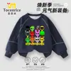 2025 Nueva Caja de Ritmo Ropa Suéteres para Niños Manga Larga Guapos Niños Suéteres Cuello Redondo Otoño Súper Geniales Tops