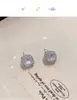 Pendientes de Botón Cuadrados de Circonita Brillante para Mujer, Pendientes Únicos, Modelo Popular Nuevo 2026, Pendientes Largos de Cristal de Alta Gama