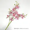 Ornamento de Flor Artificial Phalaenopsis Falsa Siente Falso Flor de Plástico en Maceta Decoración Interior para Hogar Boda Arreglo Floral