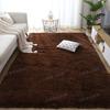 Alfombra de Lana de Seda Transfronteriza Amazon Sala de Estar Dormitorio Mesa de Centro Cabecera Manta Color Sólido Simple Cuidado Fácil Antideslizante