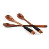 Ventas de fábrica viento vajilla de madera viento caliente mezclando miel cuchara de madera línea de corbata creativa cuchara de café cuchara de madera