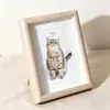 Procesamiento Marco de Fotos Personalizado Marco en Blanco Marco de Muestra Pantalla de Escritorio 3D Marco de Pintura Decorativa de Madera Marco en Blanco Venta al por Mayor