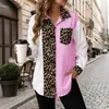 Comércio exterior da Amazon, roupas femininas europeias e americanas, Wish, AliExpress e eBay: camisas largas, casuais, de manga comprida, plus size