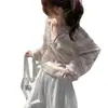 Camiseta de manga corta fina a rayas casual suelta estilo perezoso juvenil de alta calidad coreana Dongdaemun para mujer