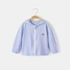 Ropa Antisol para Niños Verano Delgada Transpirable Algodón Puro Bebé Camisa para Aire Acondicionado Ropa con Protección Solar para Bebés Chaqueta de Manga Larga