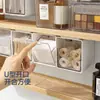 Caja de Almacenamiento con Cajón de Montaje en Pared Organizador de Bastoncillos de Algodón para Cosméticos de Baño Gabinete Espejo Debajo Caja de Almacenamiento Apilable sin Perforaciones