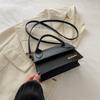 Bolso de Hombro Cruzado Casual Simple de Moda Francés de Alta Gama para Mujer 2024 Verano Nuevo Bolso Cuadrado Pequeño Versátil de Moda