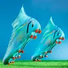 Comércio Exterior Transfronteiriço Atacado Sapatos de Futebol de Cano Alto Travas Longas Amazon Sapatos de Futebol Masculinos e Femininos Campo Chuteiras de Treino para Estudantes
