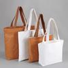 Bolsa de Trabalho com Textura Esfregada, Bolsa de Papel Dupont de Grande Capacidade, Bolsa de Mão Transversal, Bolsa de Papel Dupont, Personalizável com Logo, Papel Especial