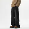 Jeans para hombre, colección otoño 2026: modernos, versátiles, estilo callejero, pantalones casuales de pierna recta, estilo de Hong Kong, geniales y elegantes, corte holgado, pantalones largos sencillos
