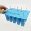 10 agujeros 10 agujeros con molde de silicona para paletas de hielo Cubo de hielo Molde de paleta de hielo antiguo de Pekín