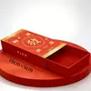 Pingente Zodíaco Concha Dourada com Gravação, Chaveiro para Corrente de Celular, Fornecimento Direto do Fabricante, Suporta Logo