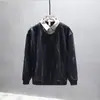 Camisa de Tricô Masculina para Primavera e Outono com Gola Camisa Falsa Duas Peças Tecido Composto Moda Estampada Fina Quente Camisa Base para Jovens