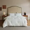 Edredón con núcleo de fibra de soja al 20% en jacquard lavado 100% algodón, edredón cálido para primavera y otoño, edredón mullido para invierno, edredón suave de doble capa engrosado