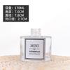 Frasco de aromaterapia cilíndrico 100ml Frasco de óleo essencial de perfume de alta qualidade 50ml Carro doméstico Ornamentos de frasco de aromaterapia sem fogo Boca de seda