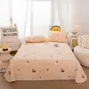 Juego de Sábanas de Tres Piezas Estilo Girly de Satén y Tela Gruesa Cardada con Encaje Juego de Ropa de Cama Clásico Nuevo Primavera y Verano 2026