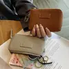 Cartera Pequeña de Cuero Genuino para Mujer Capa Superior Piel de Vaca Moda Transfronteriza Billetera para Cambio Bolsita Diaria Versátil para Monedas y Llaves