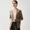 Clássico e versátil~ Outono/Inverno novo leve luxuoso cashmere gola V zíper trança tricô cardigã temperamento preguiçoso versátil malharia feminina