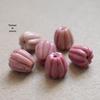 Contas de pimenta rosa brilhante de 10*11mm, brincos de nuvem faça você mesmo, pulseira, acessórios de joias