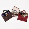 Tarjetas de Felicitación Navideñas Transfronterizas Decoraciones de Velas de Copo de Nieve Navideño Tarjetas de Agradecimiento Navideñas con Sobres y Pegatinas