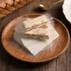 Papel de arroz glutinoso antiadherente de grado alimenticio papel comestible para envolver turrón empaque de dulces papel de hornear papel Jiangmi transparente