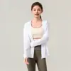 Ropa de Protección Solar de Verano para Hombres y Mujeres, Ligera, Transpirable, Anti-UV, Ropa Fresca Amigable con la Piel, Chaqueta de Yoga Casual Ajustada