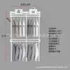 Armario metálico modular 1.1-2.5 m de ancho perchero abierto apartamento pequeño perchas dormitorio columna AA almacenamiento