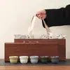 Taza de las Cinco Bendiciones, Taza Maestra de Calabaza de la Fortuna, Taza de Té, Caja de Regalo de Juego de Té, Souvenir de Regalo Cultural y Creativo de la Ciudad Prohibida, Se Puede Añadir Logo