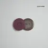 Botões de Resina com Textura de Madeira de Dois Furos para Ternos, Suéteres, Casacos Trench, Tricô, Botões Redondos para Casacos