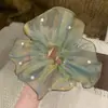 Goma para el pelo estilo coreano con pedrería de estrella Accesorio versátil para el cabello con pedrería para la parte posterior de la cabeza, Lazo para el pelo de alta gama para mujer