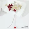 Nuevo Clip para el Cabello de Aleación Galvanizada con Mariposa Estilo Coreano Fresco y Dulce para Mujer, Clip de Tiburón para la Parte Posterior de la Cabeza, Accesorio para el Cabello, Otoño 2025