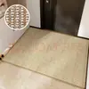 Alfombra Imitación Sisal para Entrada, Engrosada y Personalizable, Antideslizante y Resistente al Desgaste, Disponible en Múltiples Colores, con Borde Ribeteado
