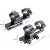 Braçadeira de tubo de peça única de 25,4 mm braçadeira de tubo aiming braçadeira de tubo slot de cartão de 11 mm/21 mm mira espelho braçadeira de tubo de peça única suporte de extensão traseira braçadeira de tubo