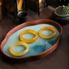 Pulseira de Jade Huanglong Natural, Pulseira de Jade Tipo Gelo, Cor Jadeíte, Nova Pulseira de Jade Amarelo Estilo Chinês, Atacado