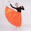 Roupas de desempenho de meio comprimento para crianças Vestido de tourada espanhol Vestido de dança grande Meninas Vestido de balanço grande Dança de abertura Roupas de dança infantil