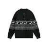 Ropa para Hombre Northbound 2026 Otoño/Invierno Nuevo Suéter Cardigan Jacquard de Dibujos Animados Top de Moda para Hombre Chaqueta de Punto para Parejas