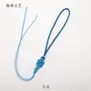 Cuerda tie-dye, nudo de la suerte, producto semiacabado, cuerda para manualidades hechas a mano, accesorios decorativos, cuerda trenzada, caja de regalo con cuerda a juego