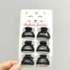 Horquilla con lazo de terciopelo negro para mujer, estilo princesa, pequeña fragancia, elegante, de alta gama, con clip lateral, accesorios para el cabello, tocado.