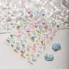 Pegatinas para Uñas Cyansea al por Mayor Vida Marina Estrella de Mar Peces Nadando Concha Láser Luz Pegatinas Estéreo para Uñas