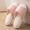 Chinelos Japoneses de Linho Silenciosos para Mulheres, Quatro Estações Indoor, Antiderrapantes, Respiráveis, à Prova de Odor para Casa, Chinelos de Chão para Casais para Homens, Verão