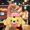 Llavero con cámara de proyección de cristal de Sanrio, adorno colgante creativo para bolso, collar de cuentas para niña, muñeca, pequeños regalos