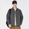 Ropa de Hombre Xintang Camisa de cuadros para hombre 2026 modelo nuevo estilo retro japonés cuello de solapa bolsillo chaqueta de camisa uso casual versátil
