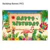 Decorações de Festa Temática Havaiana de Praia de Verão da Amazon Banners Olá Verão Pratos de Papel Copos de Papel Guardanapos de Papel