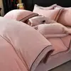 Conjunto de Quatro Peças de Leite Fleece Esculpido de Alto Peso para o Inverno com Fleece Adicional e Fleece de Coral Espessado Conjunto de Três Peças para Roupa de Cama de Dormitório Estudantil