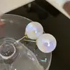 Pendientes de Perla de Sirena Coloridos Estilo Fiebre 2025 Nuevo Diseño de Nicho Primavera y Verano Pendientes de Gama Alta