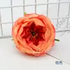 Flor de Austin Flor Artificial Borde Tostado Flor de Seda Fondo de Boda de Gama Alta Fila de Flores Decoración Floral Suave DIY