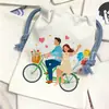 Plantillas Redondas Huecas de Siluetas de Pareja Romántica de Variedad Transfronteriza para Propuesta y Confesión, Plantillas de Dibujo con Patrón de Amantes a la Luz de la Luna