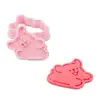 Molde para Galletas de Cachorro con Dibujo de Línea y Patrón de Dibujos Animados 3D para Mantequilla DIY Herramienta Realista para Galletas
